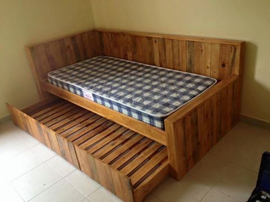 Wooden Pallet Bed Wood Pallet Furniture