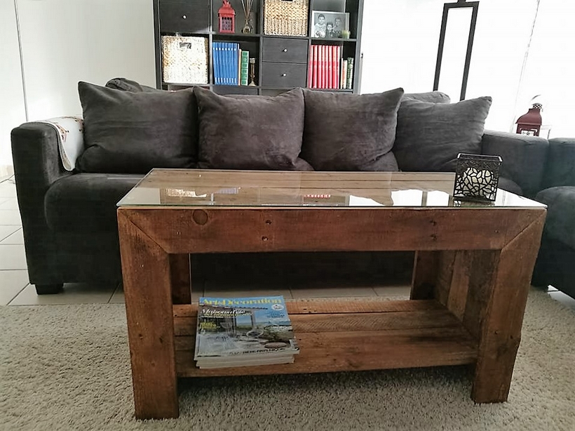 Coffee Table Made with Pallets