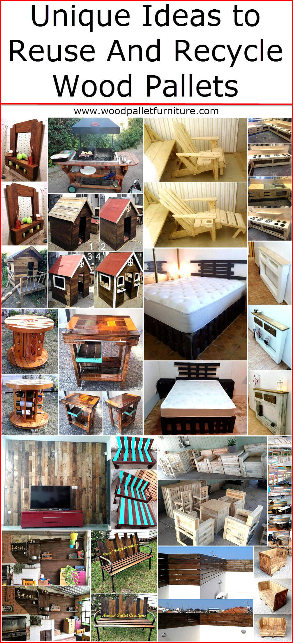 Unique Ideas to Reuse And Recycle Wood Pallets Wood Pallet Furniture