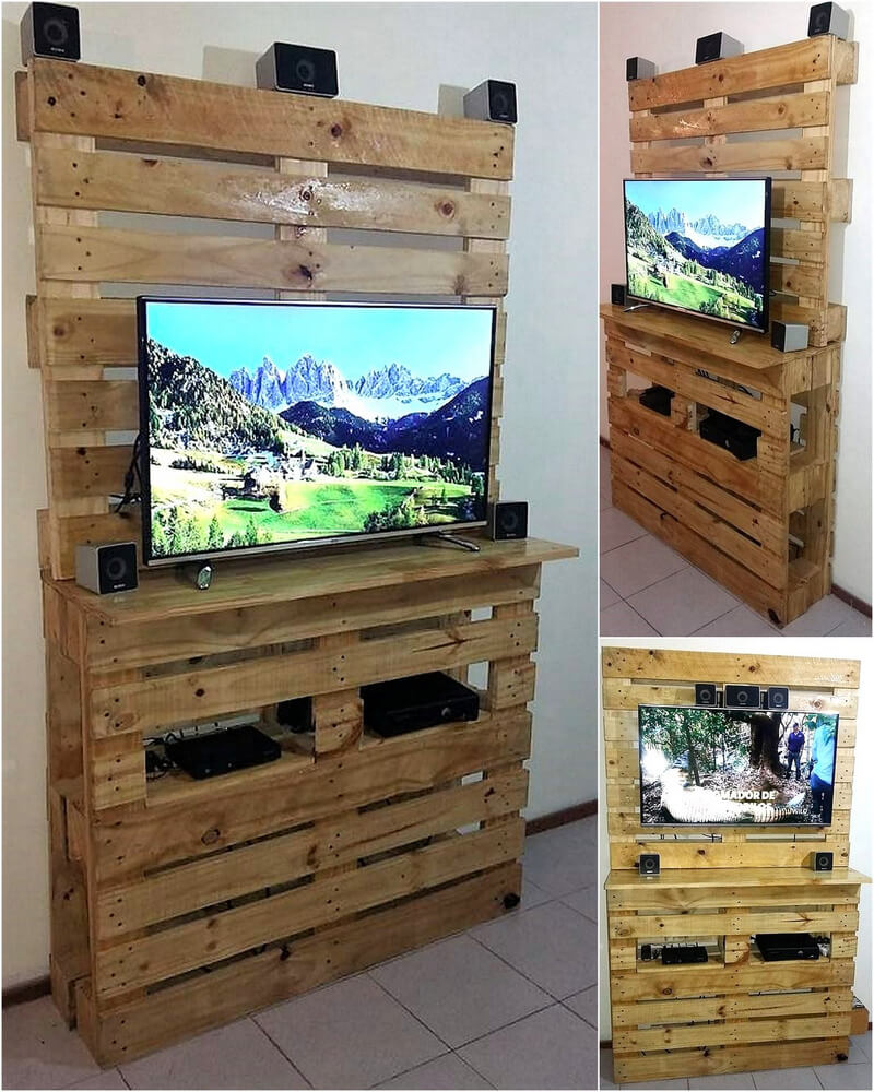 pallets media cabinet plan