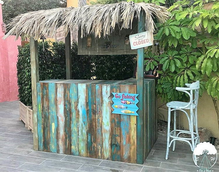 bar made with pallets