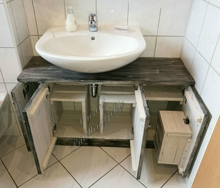 recycled pallets sink plan
