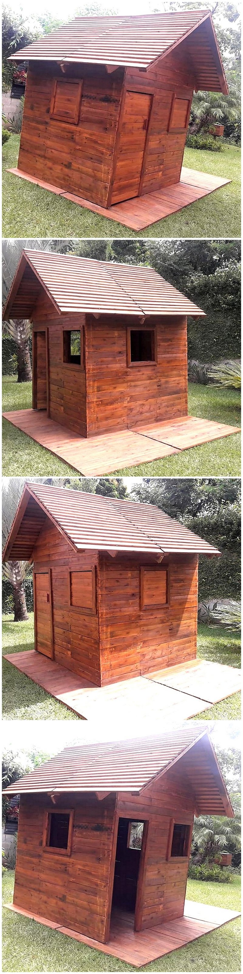 pallet children playhouse