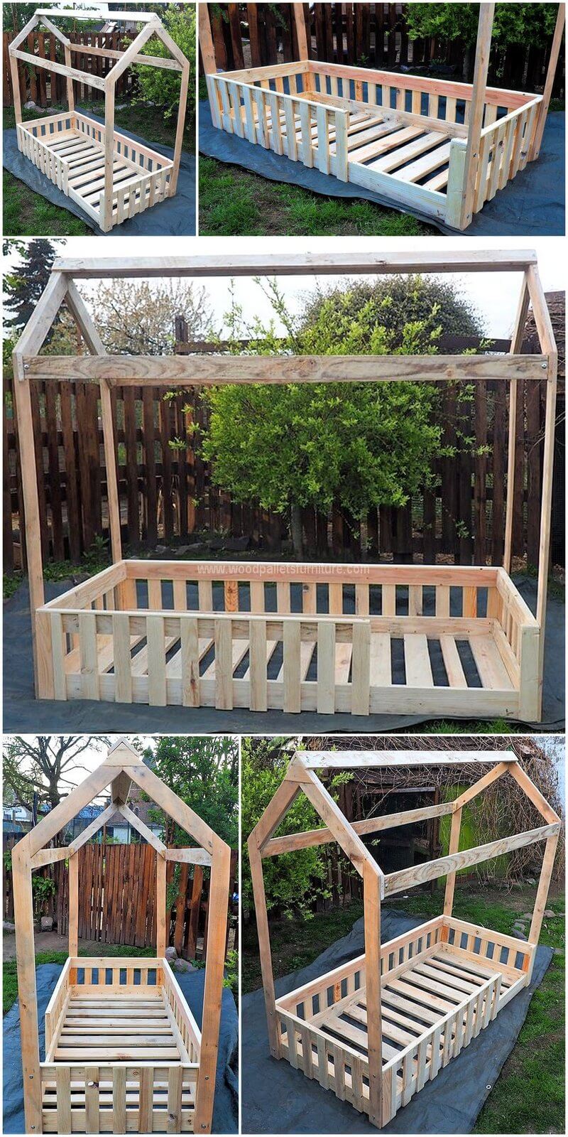 pallet children bed