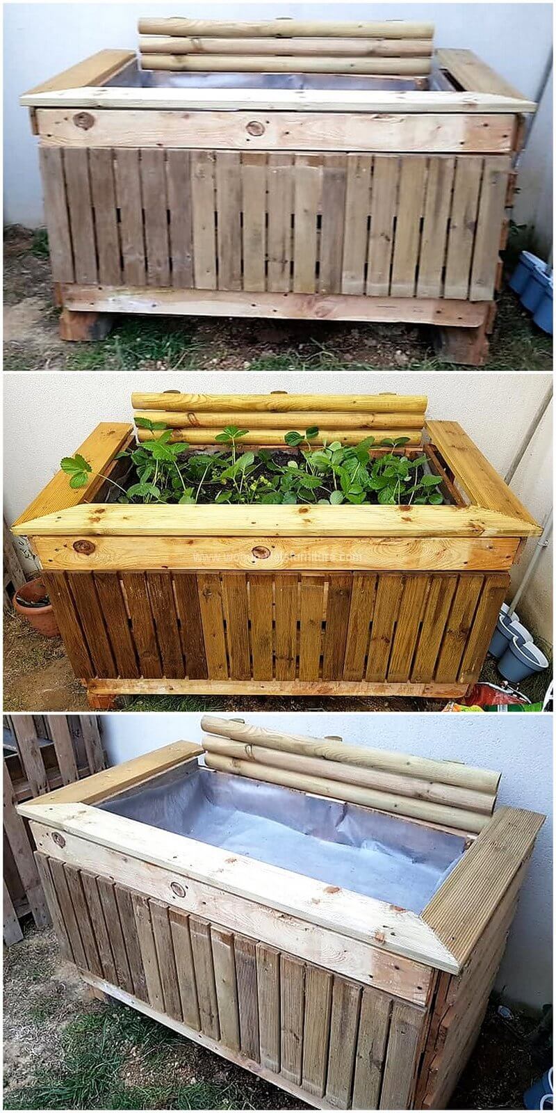 pallet planter box