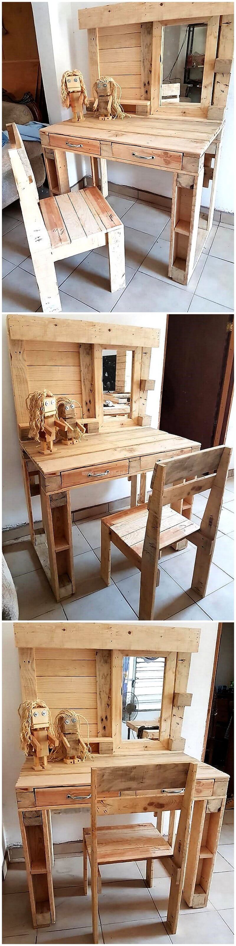 pallet vanity idea