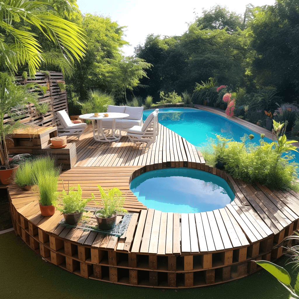 Splash into Serenity Wooden Swimming Pools for Your Backyard Paradise (31)