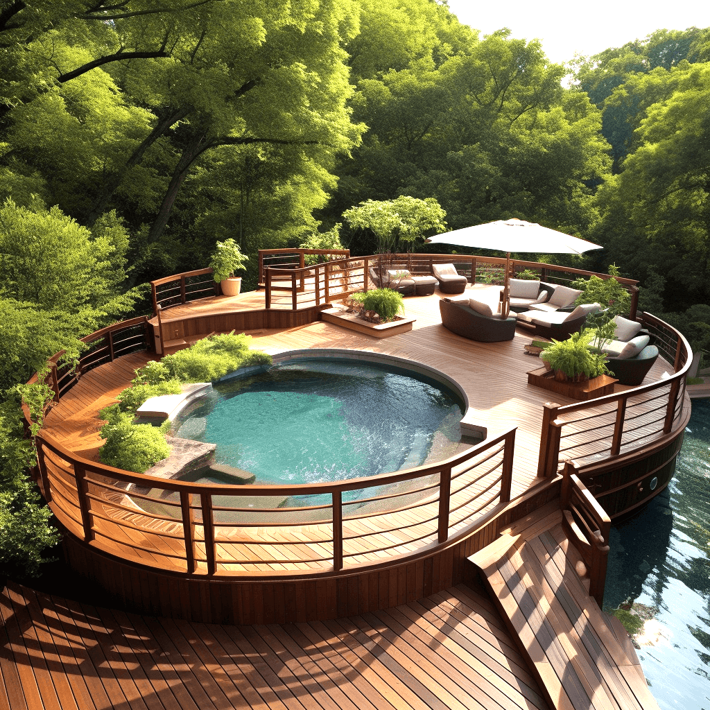 Splash into Serenity Wooden Swimming Pools for Your Backyard Paradise (4)