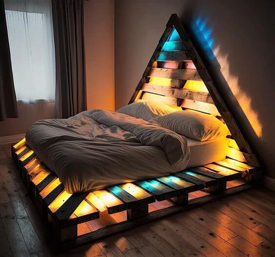 Upcycled Dreams The Beauty Of Wooden Pallet Beds (13)