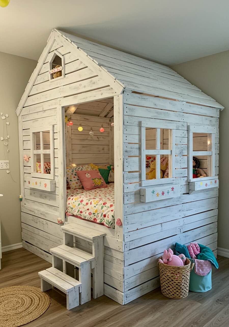 wood pallets kids playhouses (14)