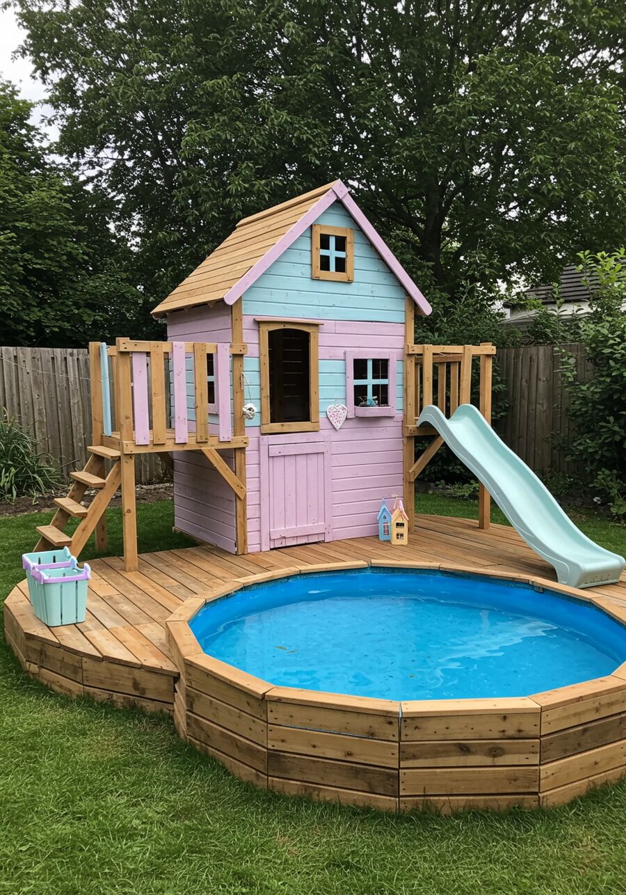 wood pallets kids playhouses (23)
