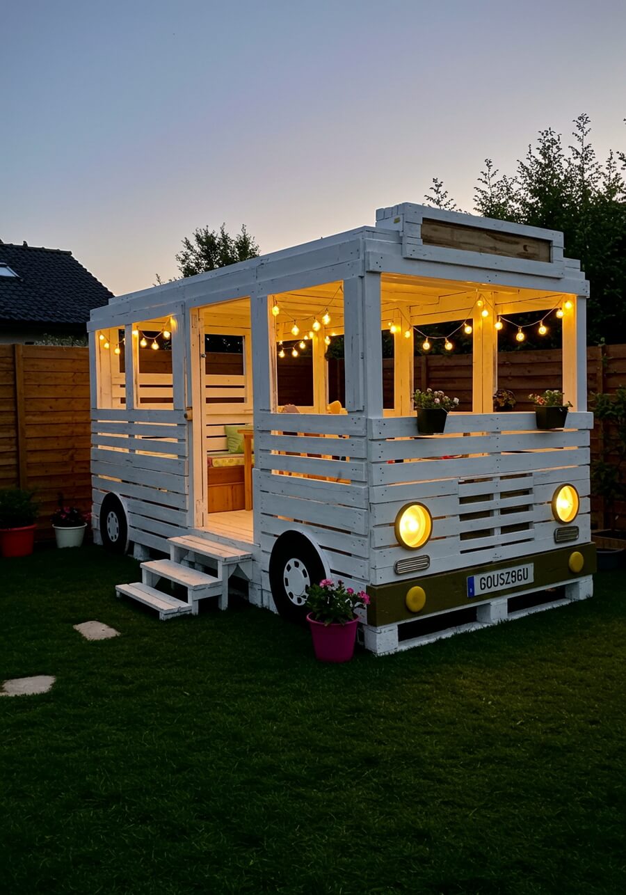 wood pallets kids playhouses (26)