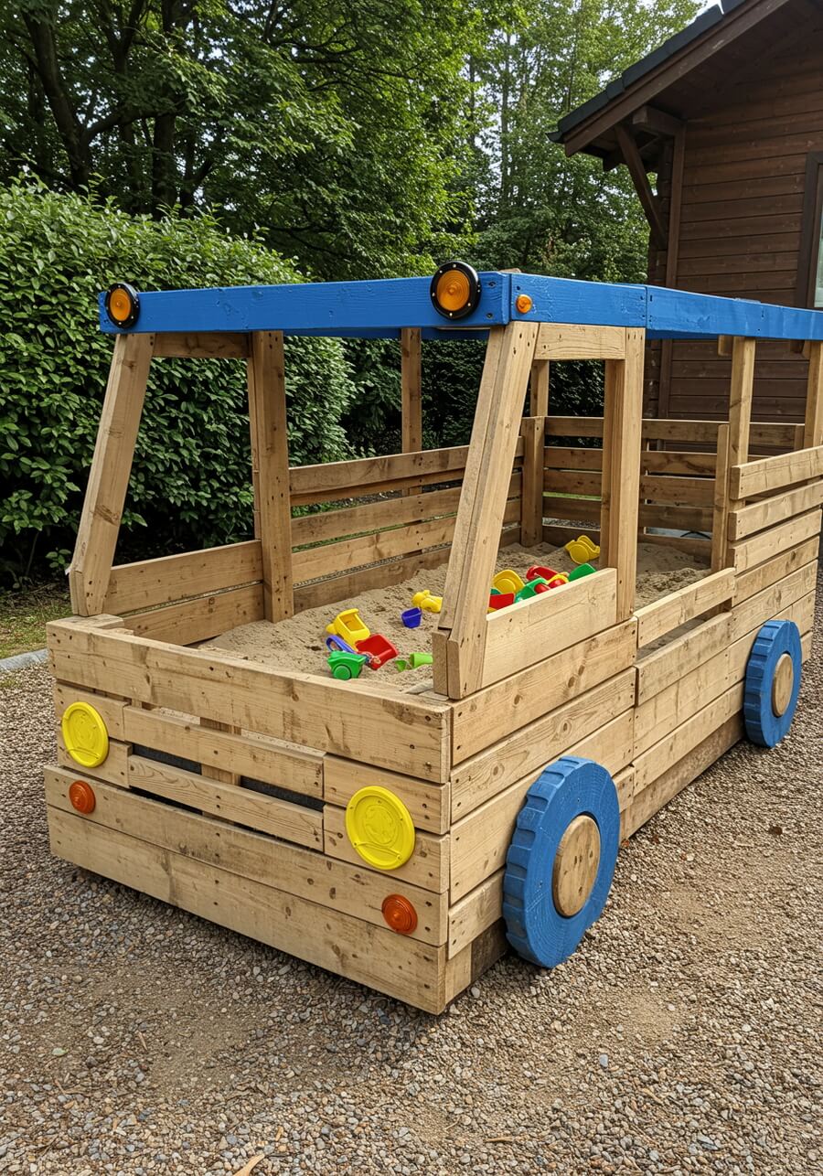 wood pallets kids playhouses (5)